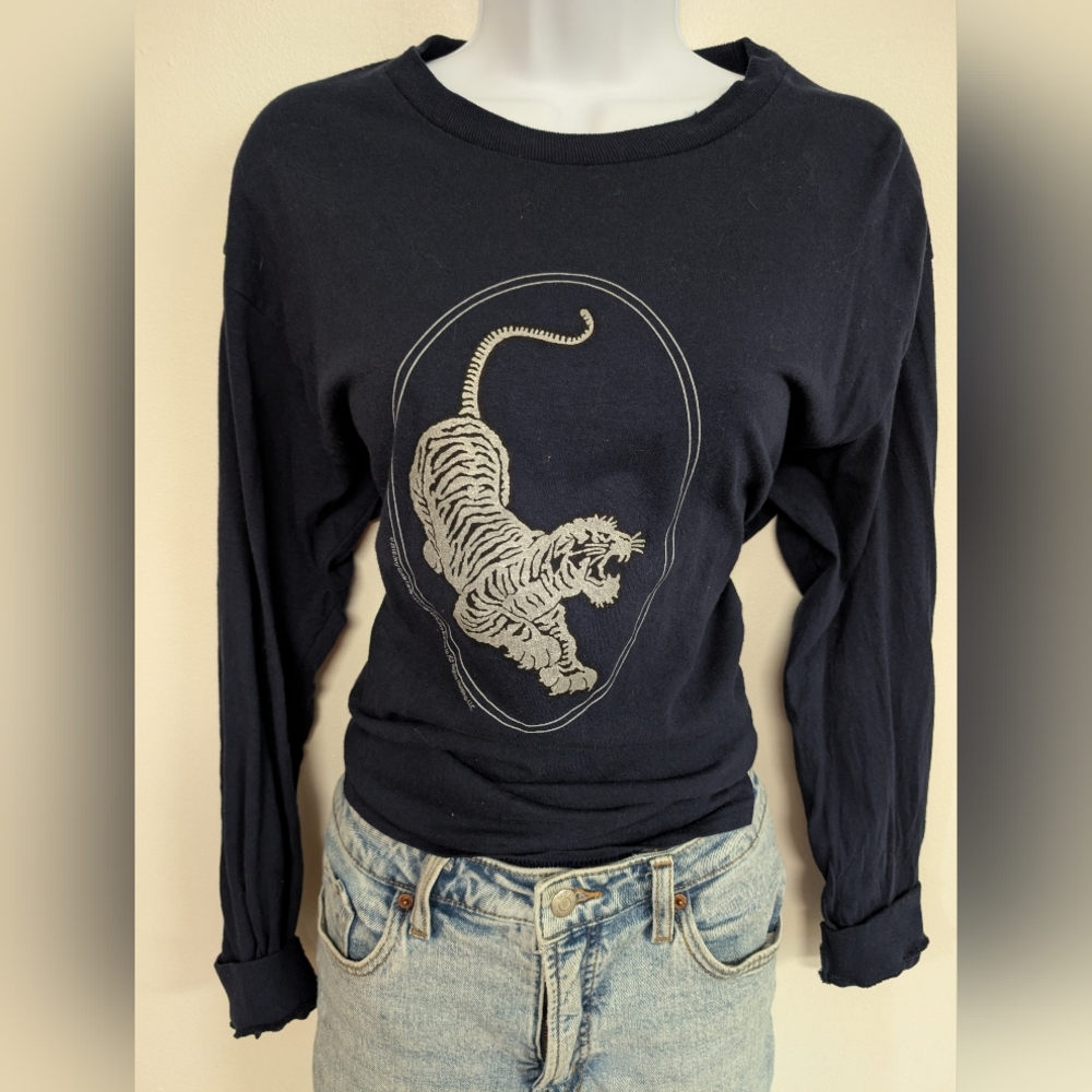 JGB Jerry Garcia Band Black Tiger Long Sleeve Shirt